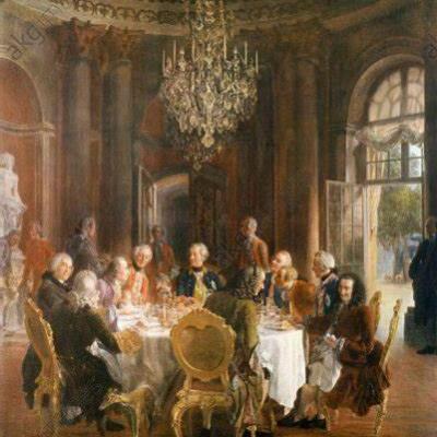 Un souper chez Frédéric II roi de Prusse